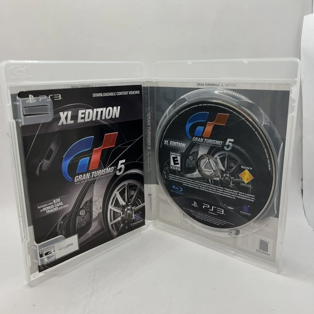 Gran Turismo 5 XL Edition Sony PlayStation 4 PS3 2012 CIB Complete Video Game